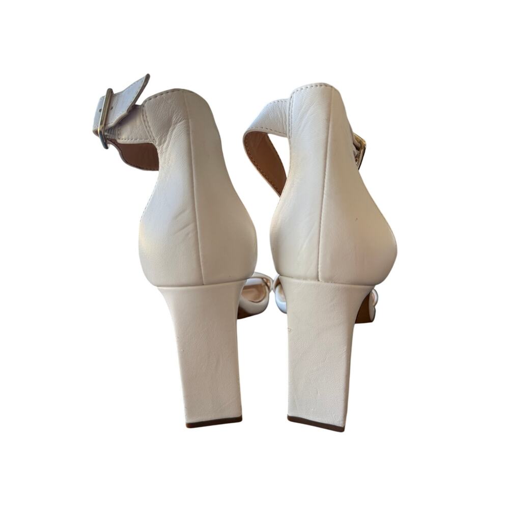 Vince Camuto Women's Ivory Open Toe Ankle Strap Heel Sandals Size 8.5M - Picture 6 of 8